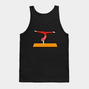 Yoga Handstand Split Pose Tank Top